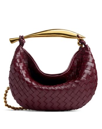 Bottega Veneta Sardine With Chain Mauve