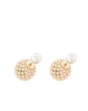 Christian Dior Women's Dior Tribales Earrings Golden